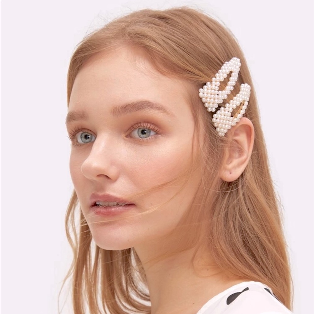 2pc Pearl Hair Clips